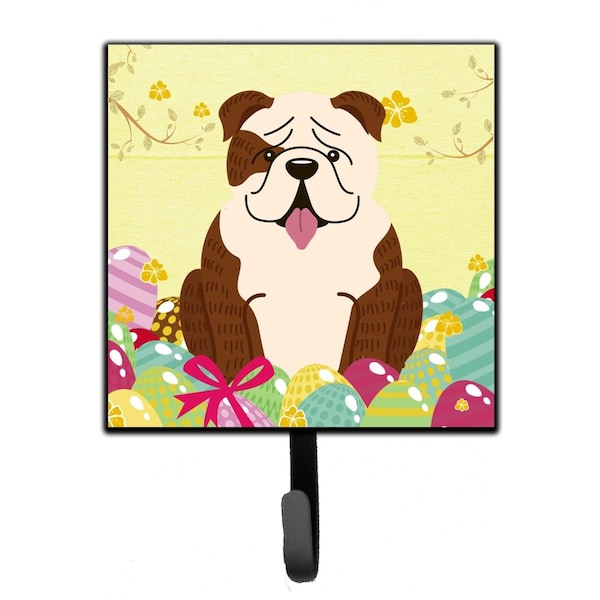 Jensendistributionservices Easter Eggs English Bulldog Brindle White Leash or Key Holder MI2102530 - main